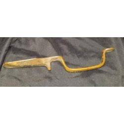 Large Solid Brass C.V. Hill & Co Door Pull #GA268