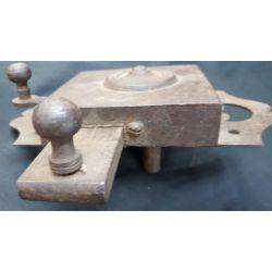Primitive Ornate Iron Rim Lock #GA4167