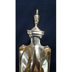 Pair of Two Light Solid Brass Wall Sconces #GA715