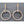 Load image into Gallery viewer, Pair of Large 4 1/2" Round Industrial Commercial Iron Rings #GA4066