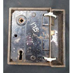Rim Lock with Keeper and Front Slide Lock #GA4175