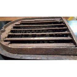 Ornate Cast Iron Oval Top Floor Register Vent #GA204