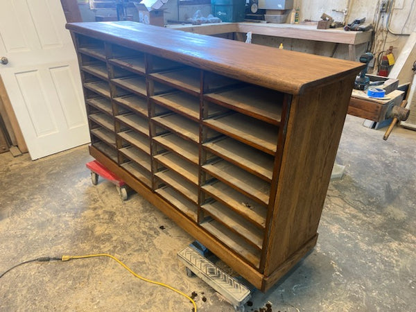 Restored 1930's 24 Drawer Cabinet from GE Light Factory in New Philadelphia Ohio #GA9119