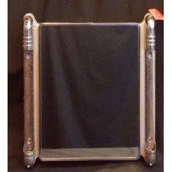 1920's Art Deco Medicine Cabinet with Front Mirror & Torpedo Side Lights #GA4161