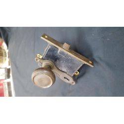 Mortise Lock Brass Door Knobs and Back Plates #GA4151