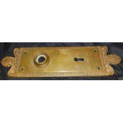 Solid Brass Egg and Dart Design Door Knob Back Plate #GA278