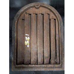 Ornate Cast Iron Oval Top Floor Register Vent #GA204