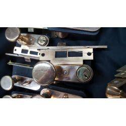 Set of 13 1920's Hotel Mortise Lock Group #GA4137