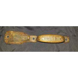 Large Solid Brass C.V. Hill & Co Door Pull #GA268