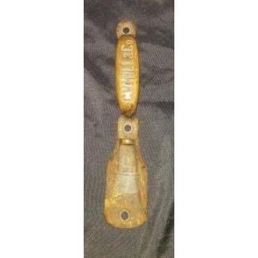 Large Solid Brass C.V. Hill & Co Door Pull #GA268