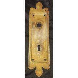 Solid Brass Egg and Dart Design Door Knob Back Plate #GA278