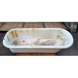 6' Cast Iron Clawfoot Bathtub #GA212