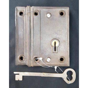 Rim Lock with Matching Keeper & Folding Key #GA4165