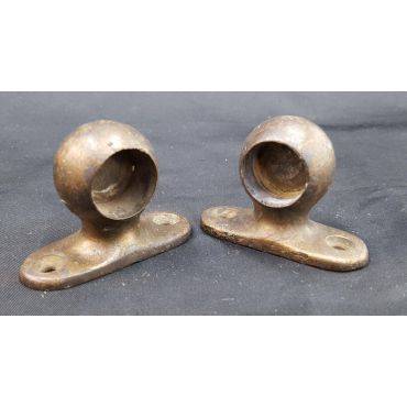 Pair of Bronze Towel Bar Brackets #GA4088