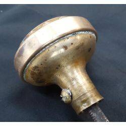 Ornate Brass Interior Door Knob with Thumb Turn #GA4218