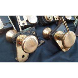 Set of 13 1920's Hotel Mortise Lock Group #GA4137