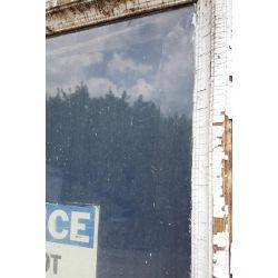 Half Beveled Glass 3 Panel Wide Wooden Door #GA806