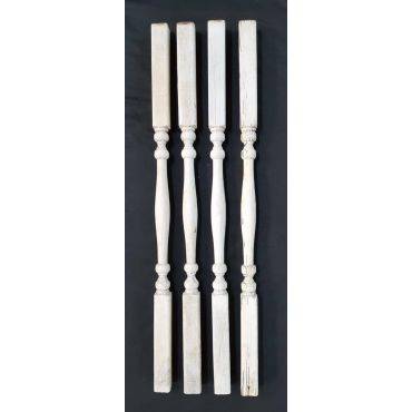 Set of 4 Wooden Spindles 32" Tall #GA4014