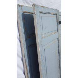 Pair of Raised Panel Wood Shutters #GA195