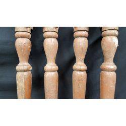 4 Vintage Wooden Spindle/Balusters 30" x 1 3/4" GA43