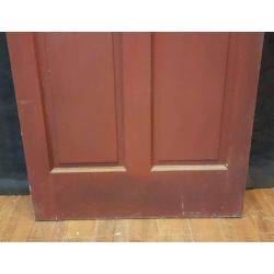 Half Moon Light Glass & 4 Panel Wood Entrance Door #GA821
