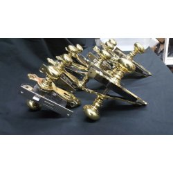 9 Antique Solid Brass Whole House Mortise Lock Sets #GA1003