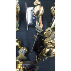 9 Antique Solid Brass Whole House Mortise Lock Sets #GA1003