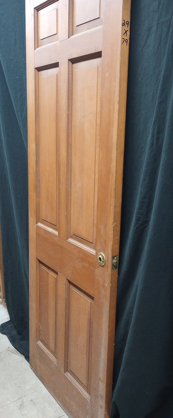 Solid Pine 6 Panel Interior Door 29" x 79" #GA-S01