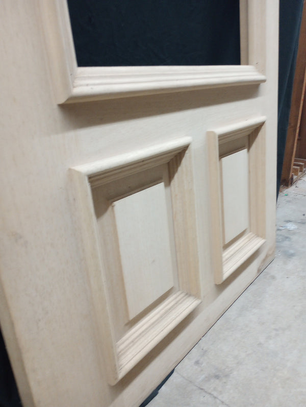Arched Top 3/4 View Raised Panel Exterior Door Frame 36" by 78" #GA-S03