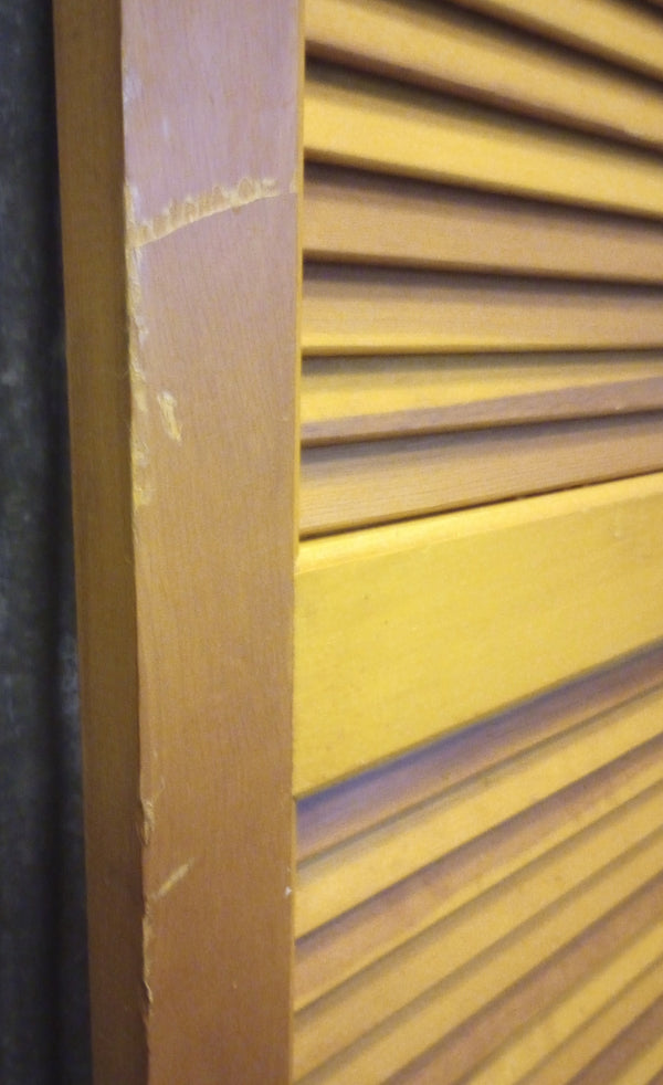 Pair of Wooden & Hinged Pantry or Closet Shutters 35 1/2" x 78" #GA-S018