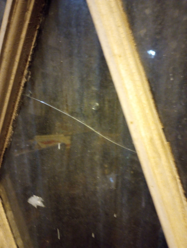 Pair of Diamond Paned Windows in Wood Frame 24 1/4" x 71 1/2" #GA-S022