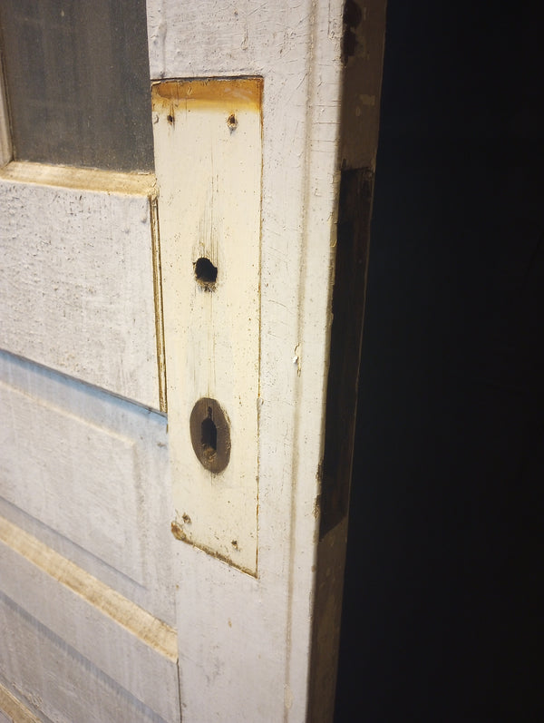 Half Vertical Glass & Raised Panel Interior Door 33 3/4" x 80 1/2" #GA-S048