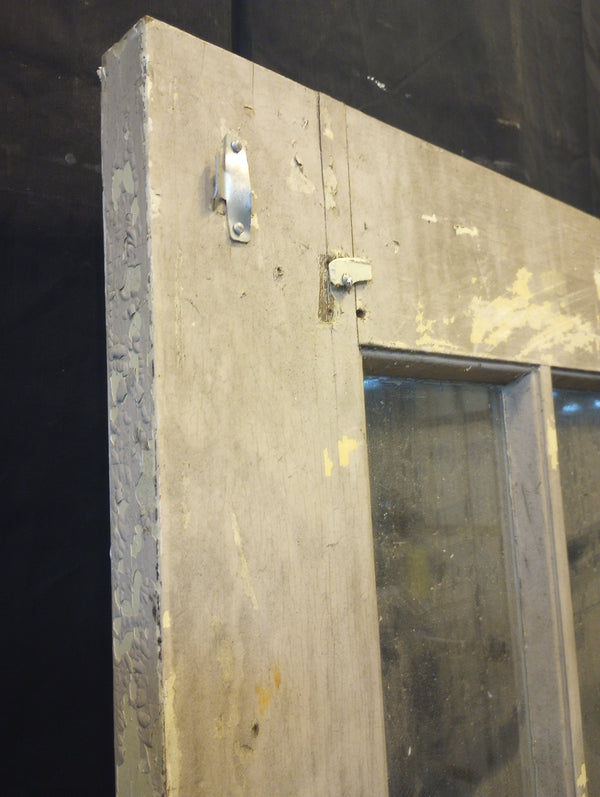 Half Vertical Glass & Raised Panel Interior Door 33 3/4" x 80 1/2" #GA-S048