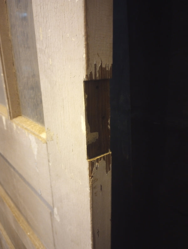 Half Vertical Glass & Raised Panel Interior Door 33 3/4" x 80 1/2" #GA-S048