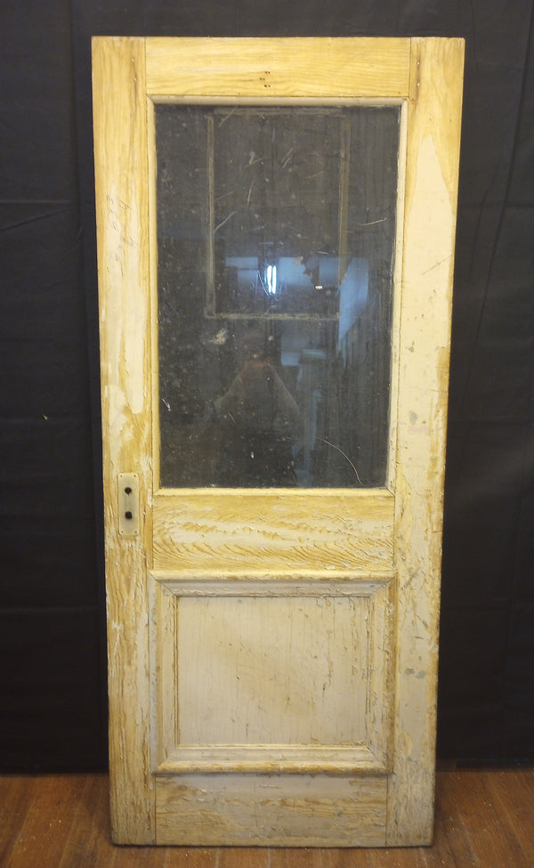 Half Glass & Flat Panel Interior Door 31 3/4" x 74 1/2" #GA-S050