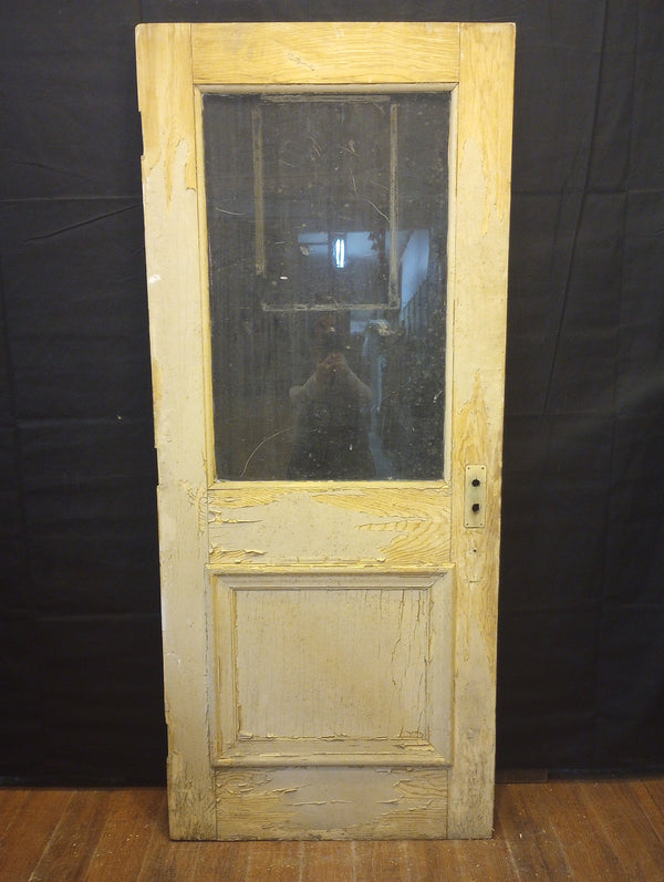 Half Glass & Flat Panel Interior Door 31 3/4" x 74 1/2" #GA-S050