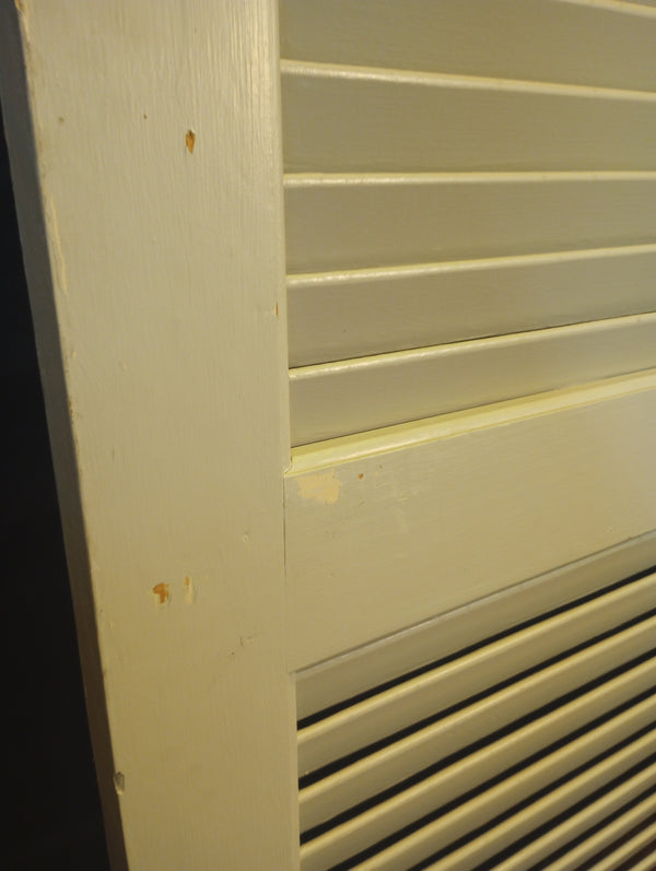 Pair of Interior Louvered Shutter Doors 26" x 79 1/4" #GA-S053