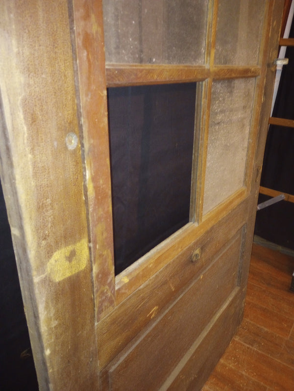 3/4 Glass storm door & Original Hardware 35 3/4" x 84 1/2" #GA-S054