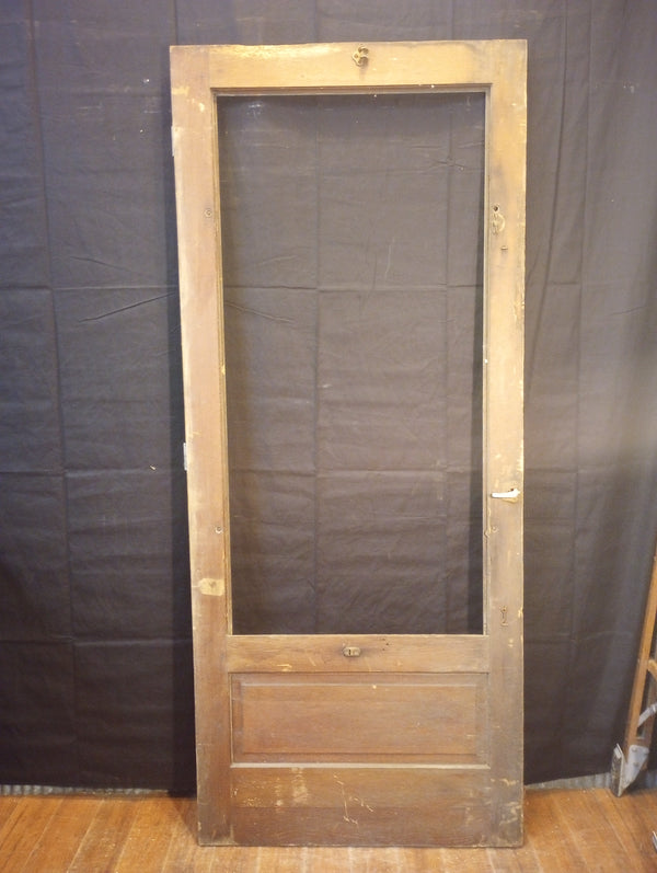 3/4 Glass storm door & Original Hardware 35 3/4" x 84 1/2" #GA-S054