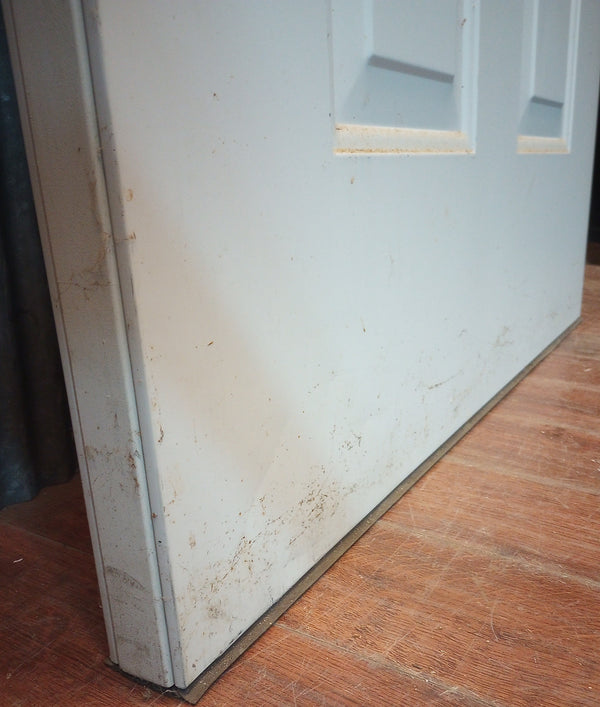 1/2 Half Moon Glass & Four Panel Exterior Door 35 1/2" Wide x 79" Tall #GA-S094