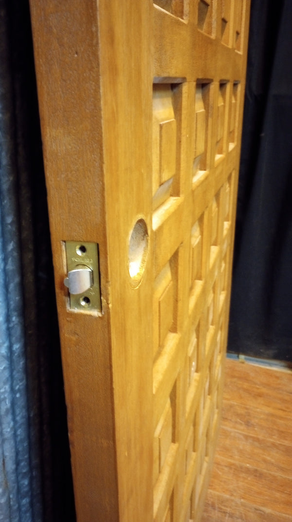 40 Raised Square Panel Exterior Door 35 3/8" x 80" #GA-S099