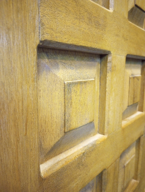 40 Raised Square Panel Exterior Door 35 3/8" x 80" #GA-S099