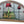 Load image into Gallery viewer, Half Moon Stained Glass Window with Red Tulips in Red Oak Frame #GA2263
