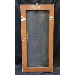 Florentine Style Pattern Framed Glass Window #GA4034