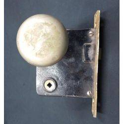 Jack & Jill Mortise Door Lock With Door Knobs & Brass Rosettes #GA134