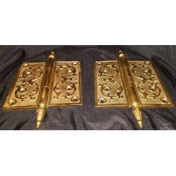 Eastlake Design Solid Brass Steeple Hinges #GA275
