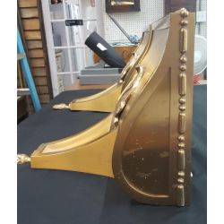 Pair of Large Brass & Bronze 1898 Rambusch Art Deco Sconces #GA4288