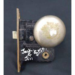 Jack & Jill Mortise Door Lock With Door Knobs & Brass Rosettes #GA134