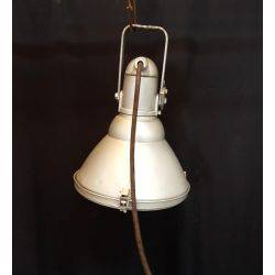 Large 13" Cast Aluminum Industrial Commercial Spotlight from Constitution Hall #GA603