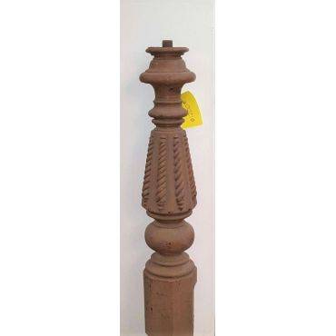 Unique Carved Wooden Newel Post